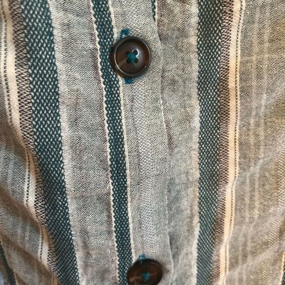 Roxy Blue and White Striped Dress - Picture 6 of 10